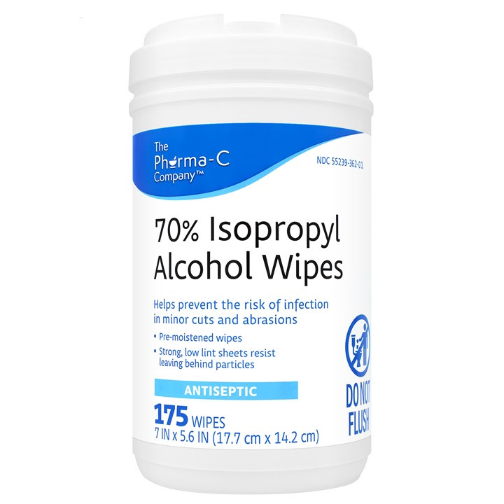 Antiseptic alcohol wipes 175 count - FDA Approved USA 175
