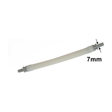 Tubing (Prene) 6.2mm ID (Shore 55) with Nozzles 7mm OD – For Dosage Pump DeLaval/Mueller/Wedholms