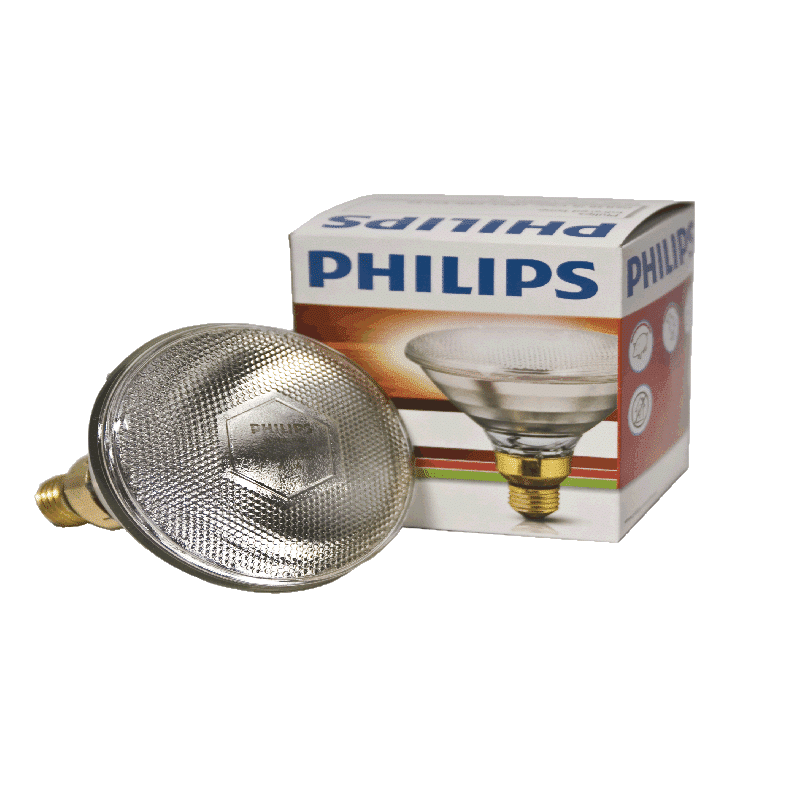 Philips heatlamp clear bulb