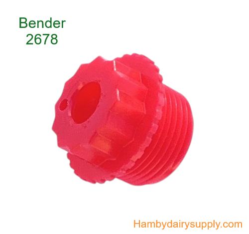 Red Cap for chemical drum - fits Bender chemical dispenser 9590 and 9595 4999-1011-199