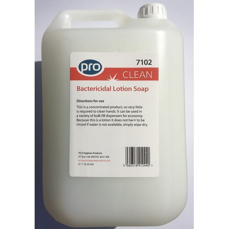 Pro bactericidal lotion hand wash soap 5lt