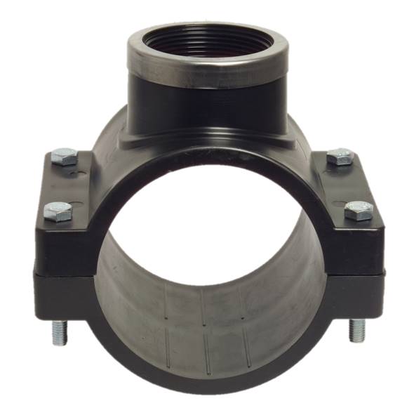 Anbohrschelle PP mit 1/2" Innengewinde