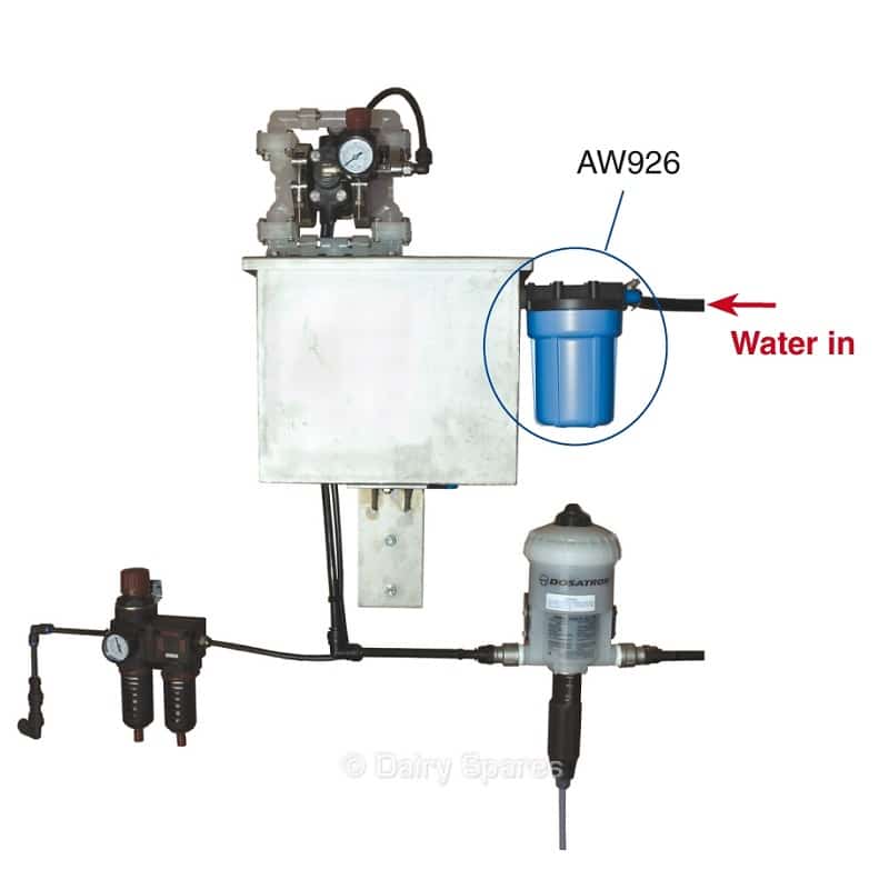 Airwash® water filter housing AW926