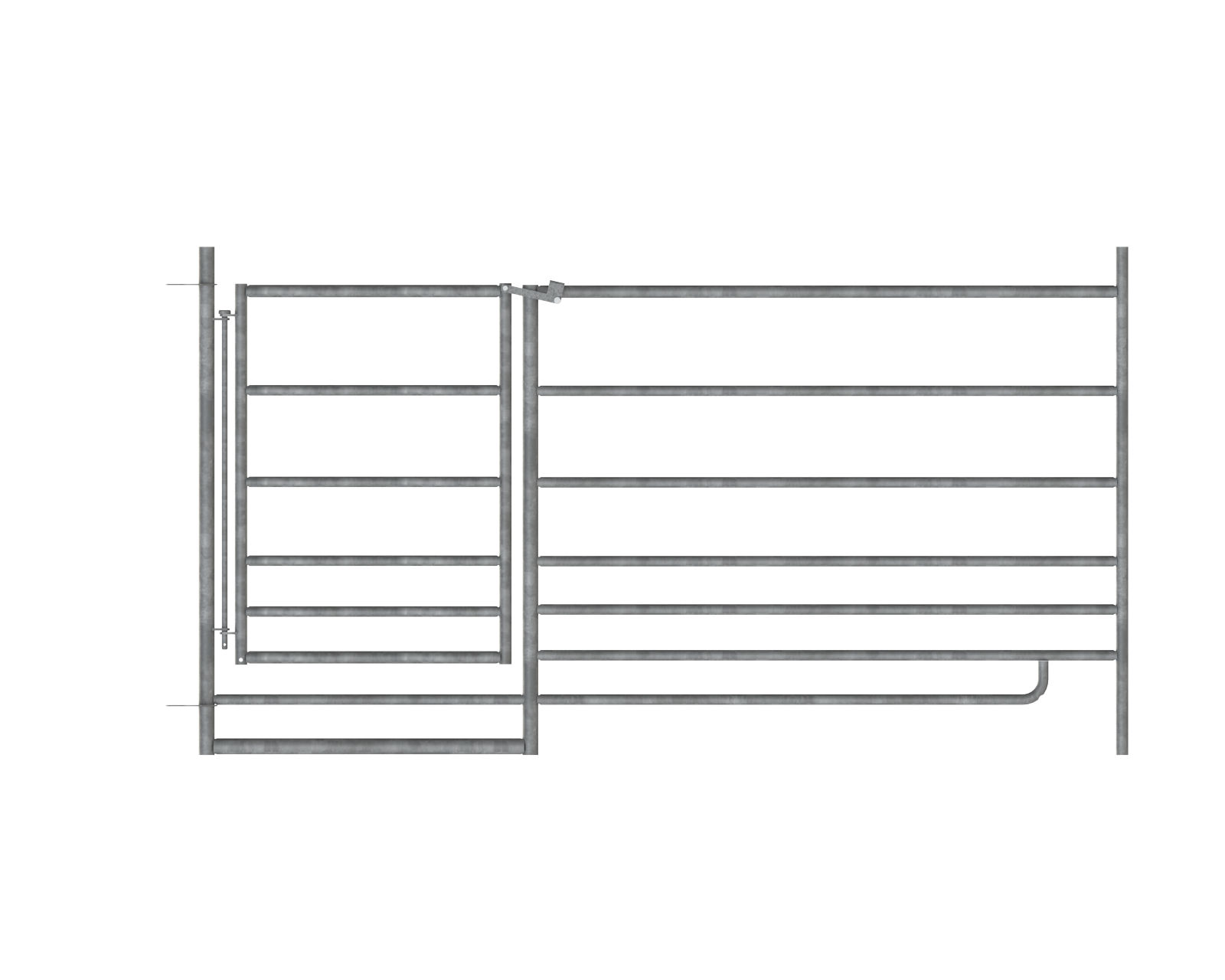 Steckhorde Schafpanel 1,83m mit Tor
