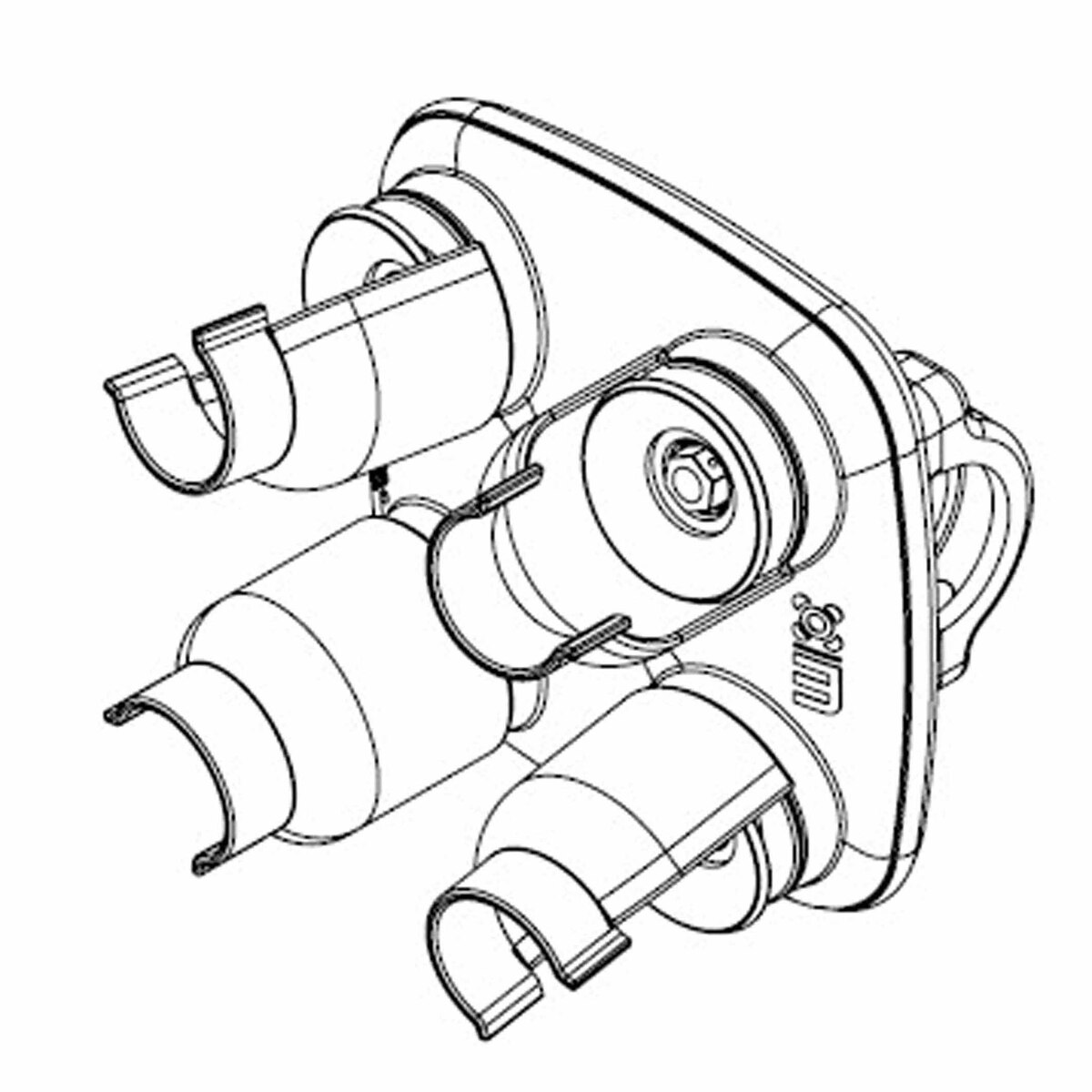 CIP Device For Cluster Complete Rotary Mount Clip-In 8806-4010-500