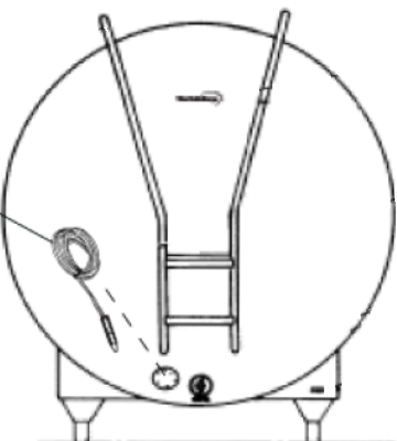 Discontinued - Temperature Sensor (Orange leads) for Surge Milk Tank Digital Control 7750-0019-632