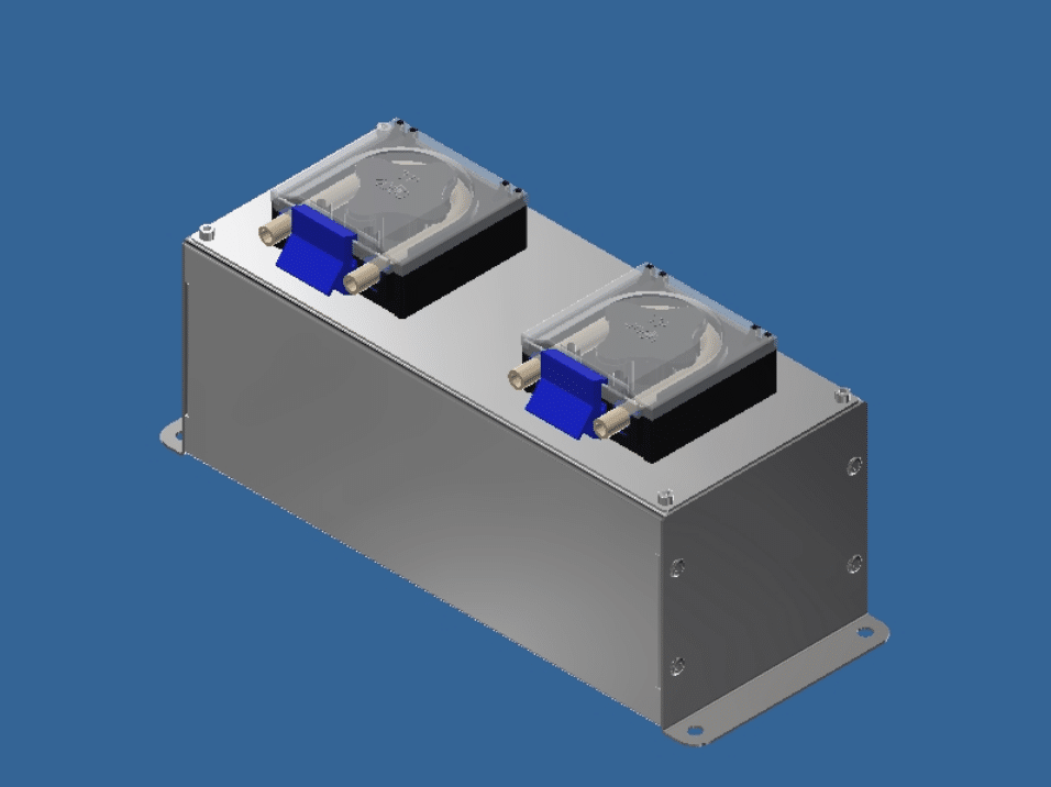 Autowasher Large Peristaltic Detergent Pump Housing Assembly – 2 Pumps
