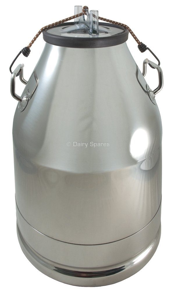 Vaccar Stainless Steel Dump Bucket c/w Lid, 16mm Milk Tube – DB100 DB100