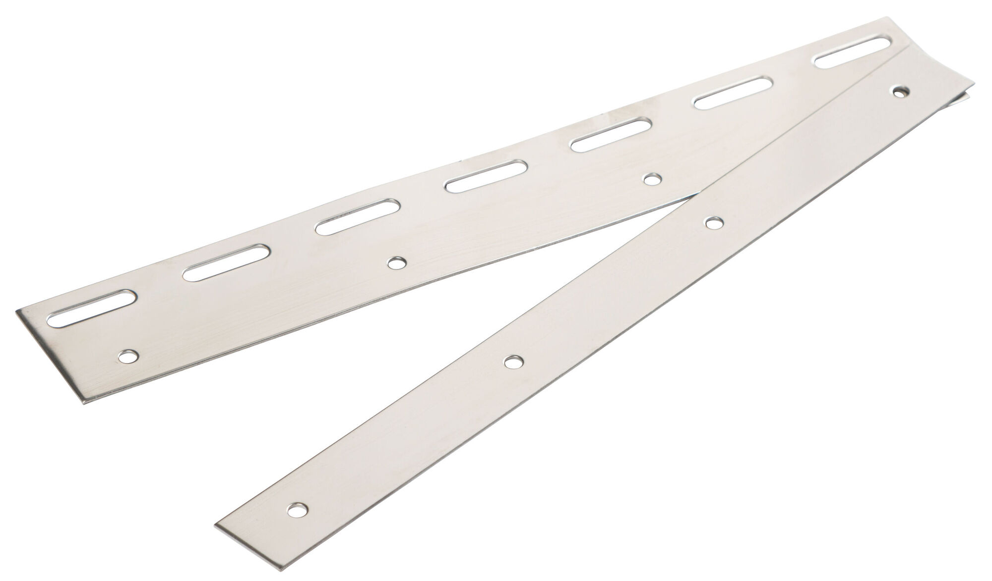 Klemm- und Pendelblech 300mm Edelstahl für PVC-Vorhang