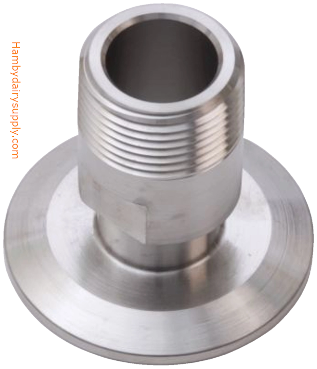 Clamp x MPT 2.0 x 1.0 Stainless Steel Reducer Adapter 4999-1000-920