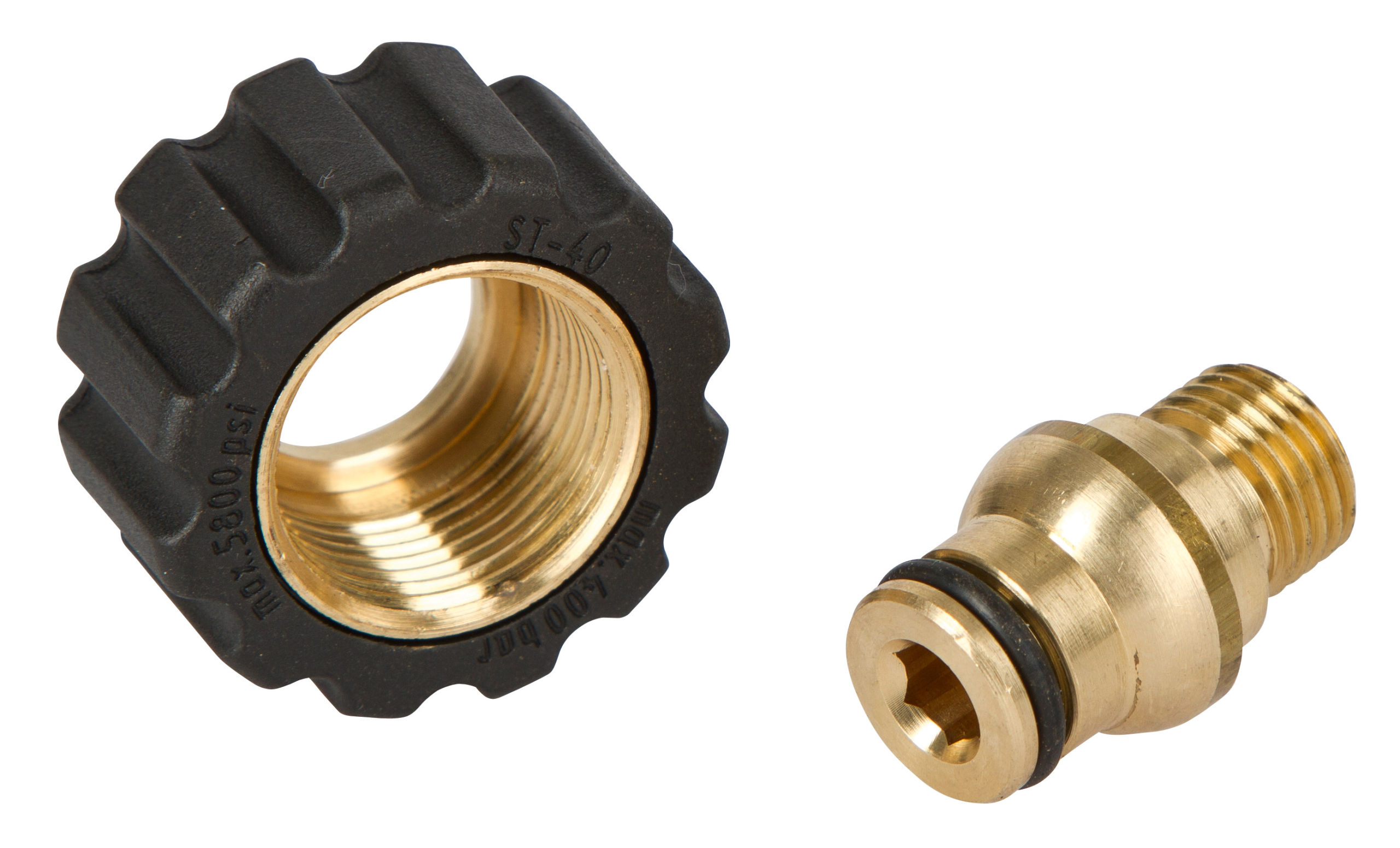 Handverschraubung für Hochdruckreiniger 22 1/4" AG kurz, für Kärcher, Kränzle