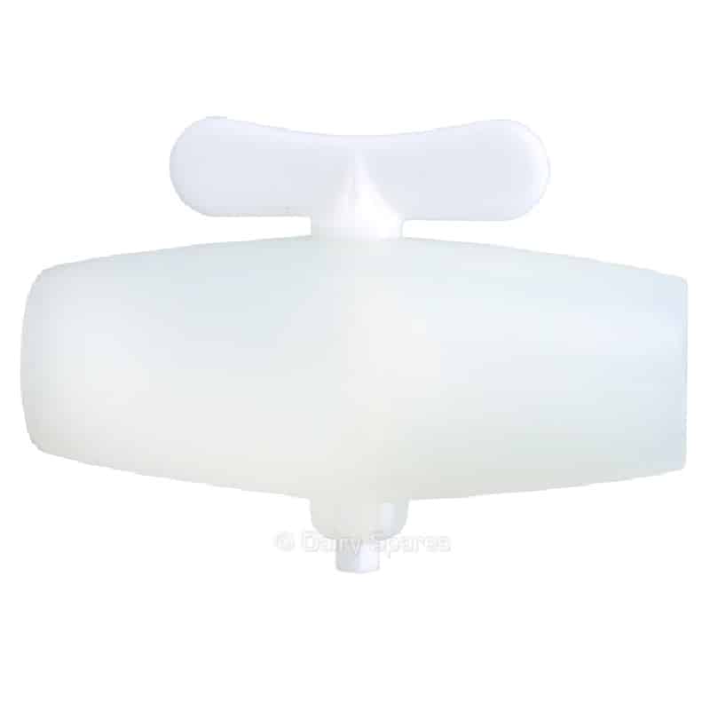 Clear silicone butterfly valve connector 40mm SF81
