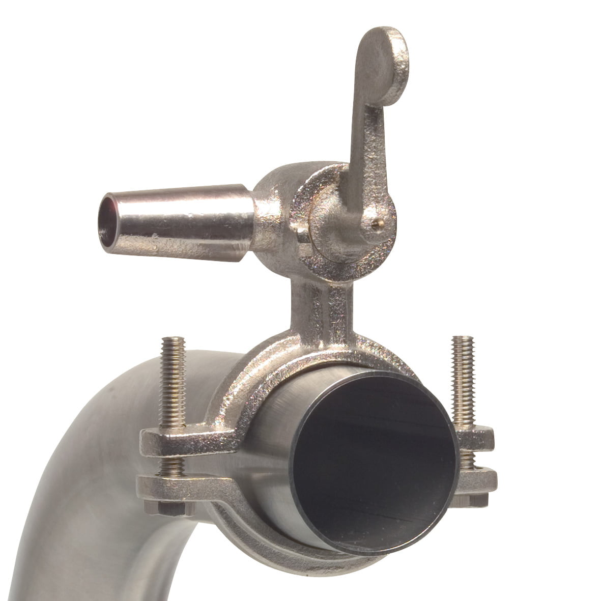 90° Vacuum Clamp Valve 1¼″-1½″ with Gasket