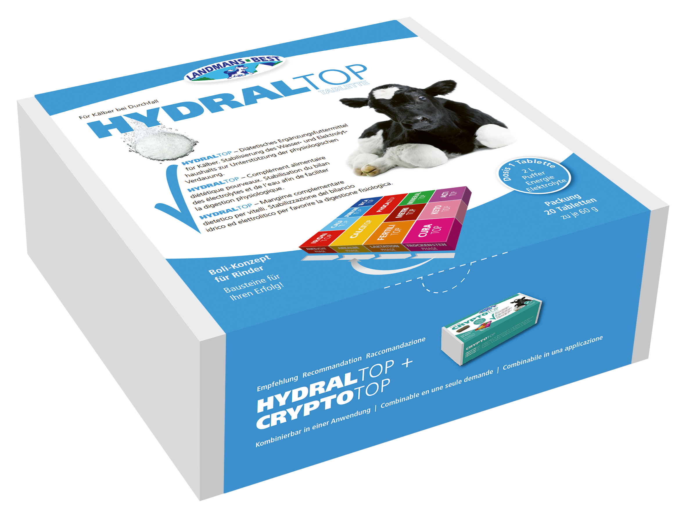 Landmans Best Hydraltop Brausetablette 20 x 60 g