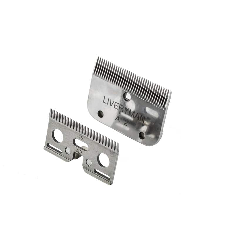 Liveryman a2 clipper blade set – cutter and comb
