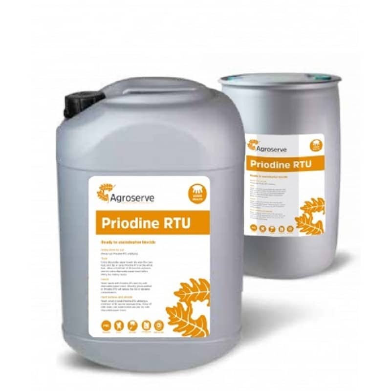 Agroserve priodine rtu pre teat dip spray