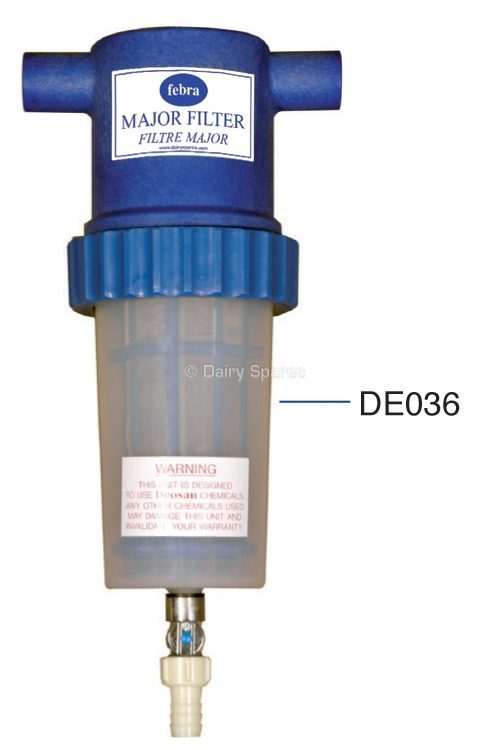 febra™ Major Filter Filter Canister and ‘O’ Ring (6068427) – DE036 DE036