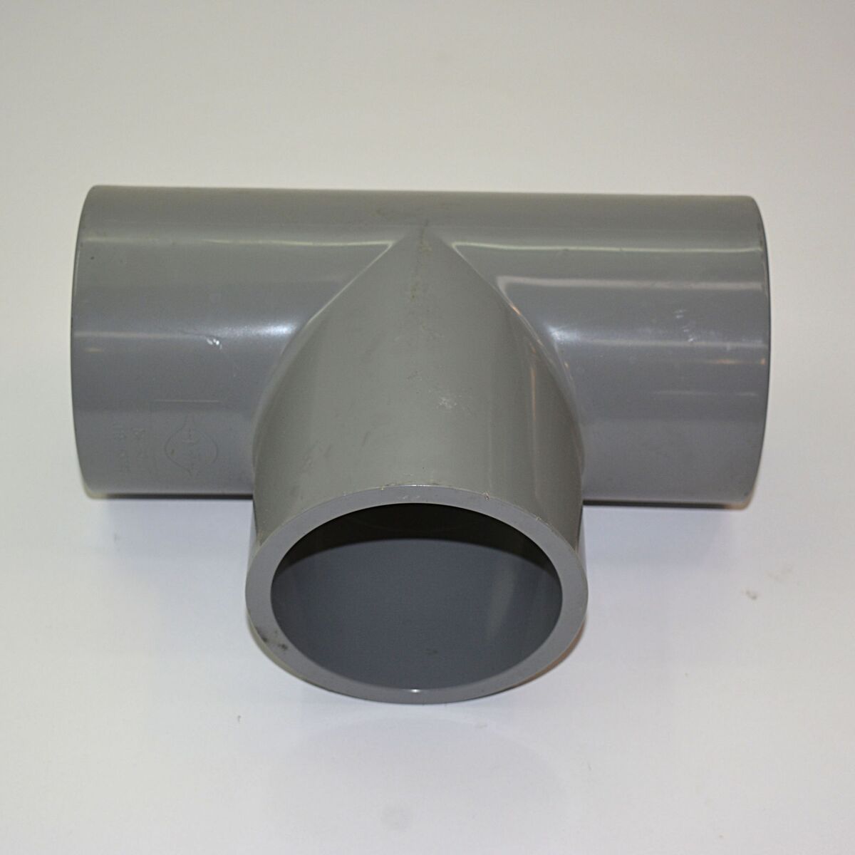 Grey PVC T-Piece 80mm 8801-3255-850