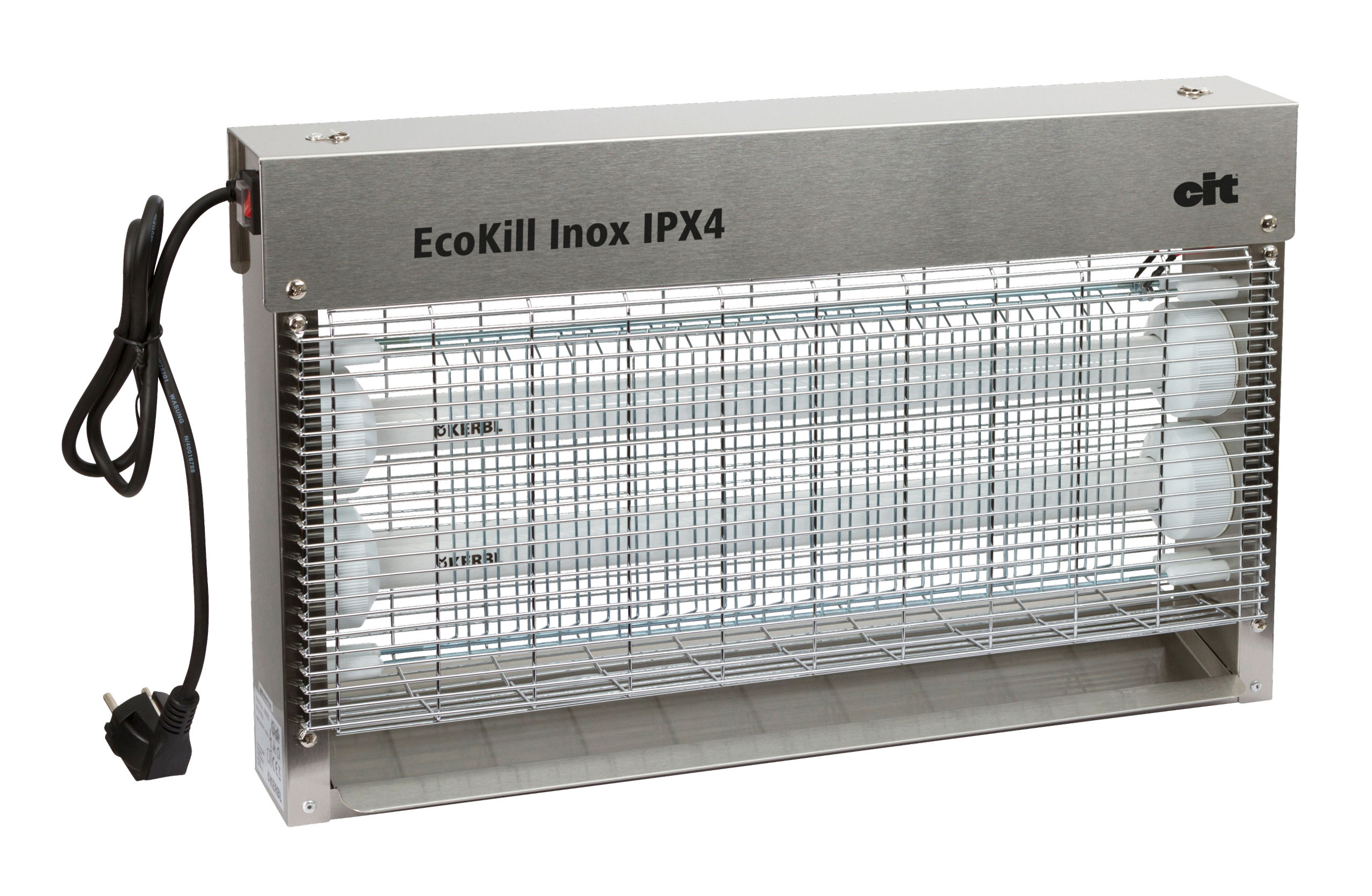 cit Fliegenvernichter EcoKill Inox, IPX4 2 x 15W für 150m²