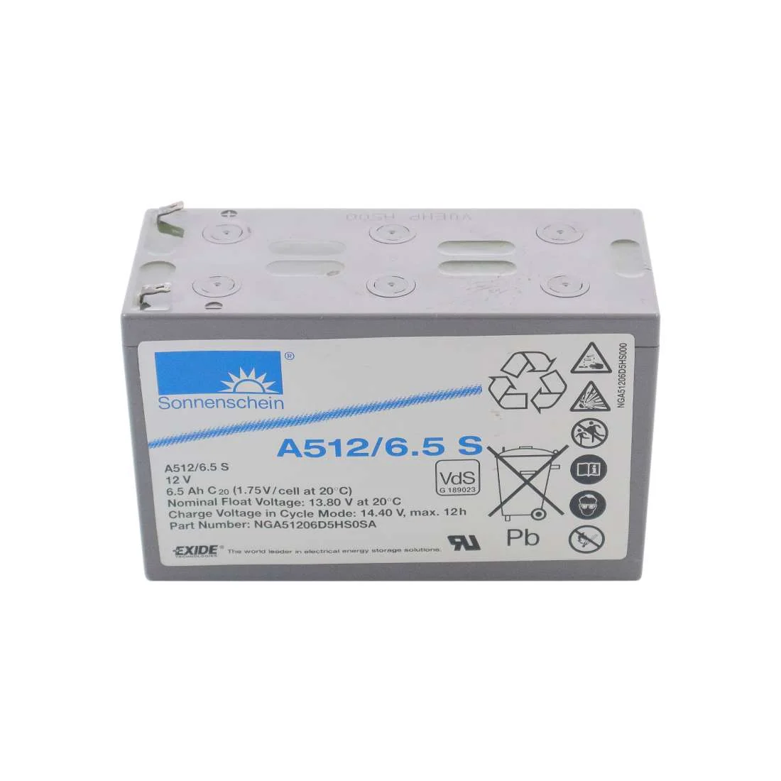 Battery, backup, used