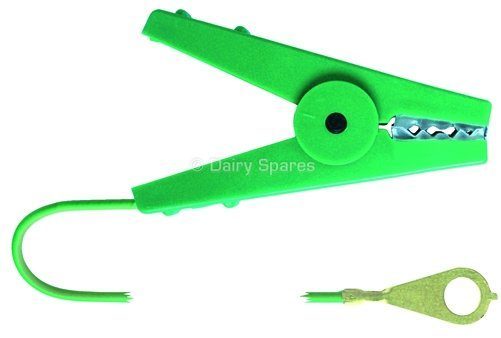 Fencing Crocodile Clamp Green (Single) – FI105 FI105