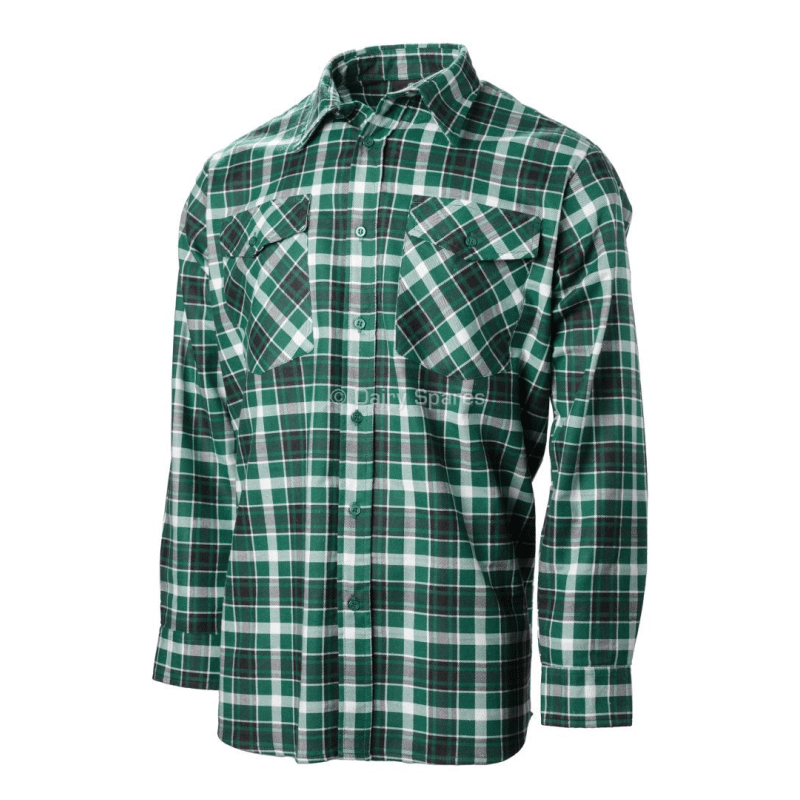 Betacraft Brushed Cotton Shirt Green Check BCF61