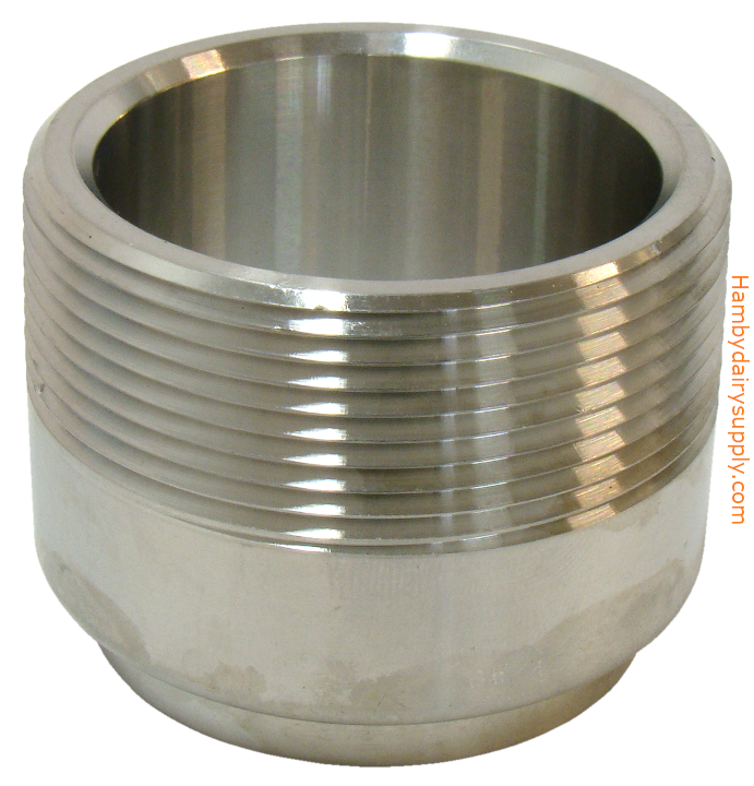 2.0 inch Stainless Steel Weld Ferrule for MPT or NPT 4999-1000-362