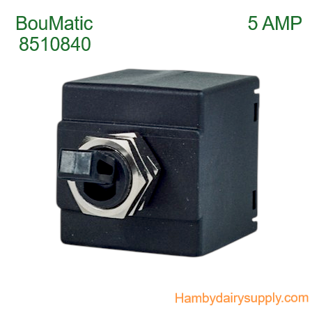 Breaker 5 amp for Bou-Matic Prism 24v Pulsation Controller BM43200
