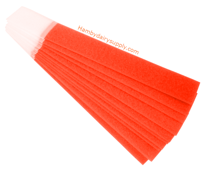 Neon Orange Leg Bands - Velcro Style