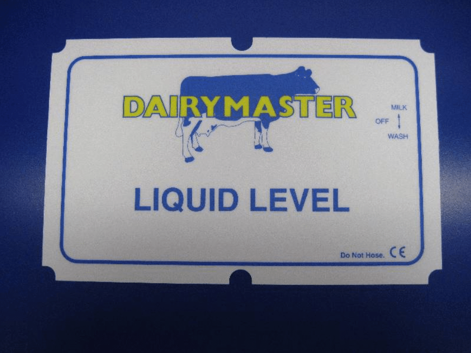 Liquid Level Controller Enclosure Label