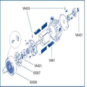 Fan Cover for Q4 Vacuum Pump (Single)