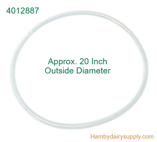 Manhole Cover Silicone Gasket for Bou-Matic DEC Dari-Kool & Sunset, Surge, Mueller, Universal 4999-1010-310