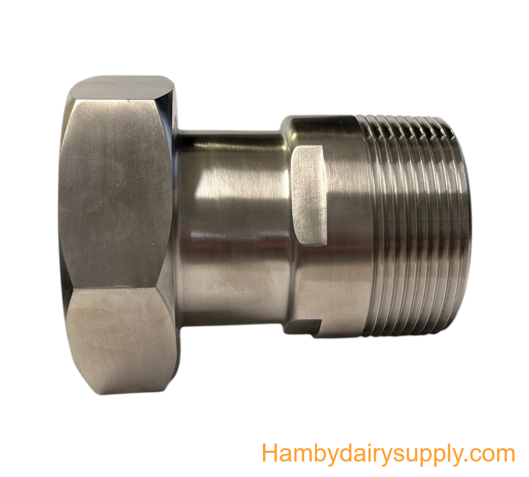Welded Tank Valve adapter kit - Bevel seat to NPT Pipe Thread - 2.5 inch - Call To Order