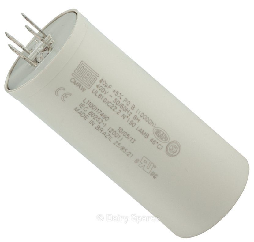 WEG Run Capacitor 40µF, 400V – WE003A WE003A