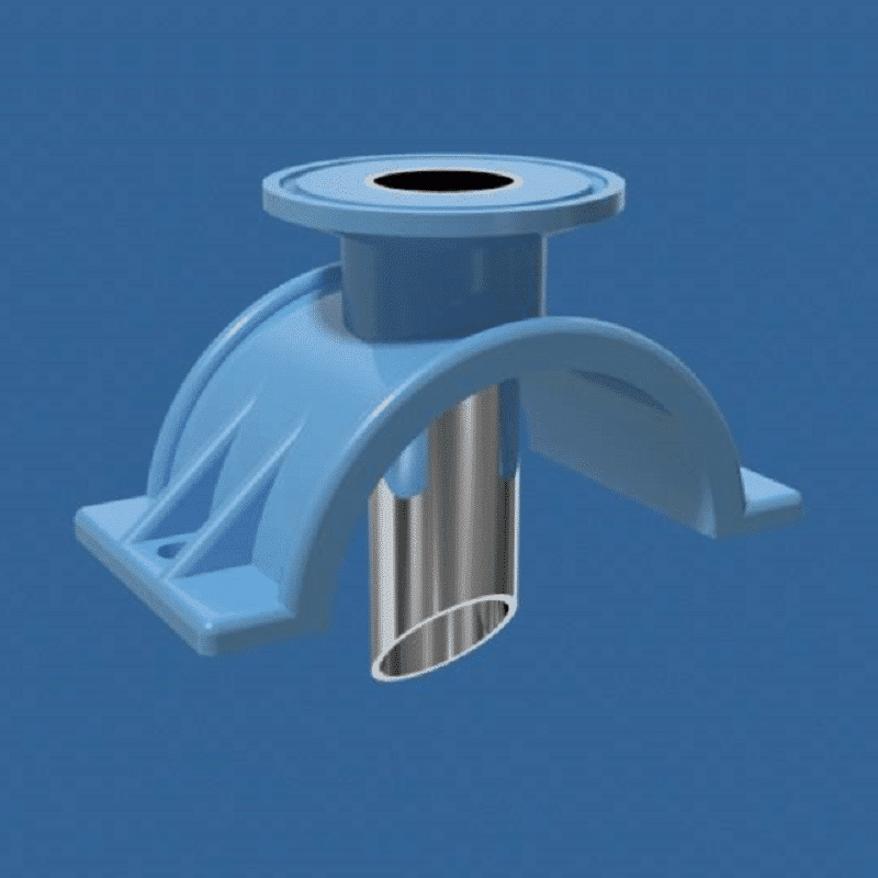 Dairymaster clean lock entry bracket and wash line bracket (2.5″)