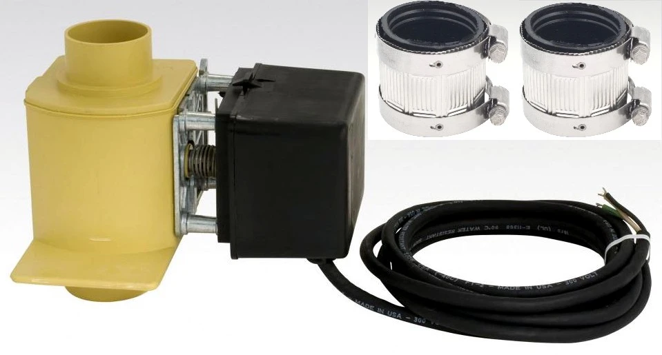 Discontinued - Surge Electric Drain Kit for Pipeline Washers 115 volt with 2 couplings