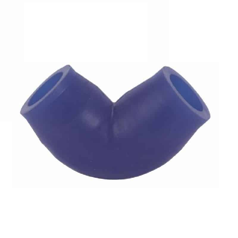 Blue silicone elbow 40mm