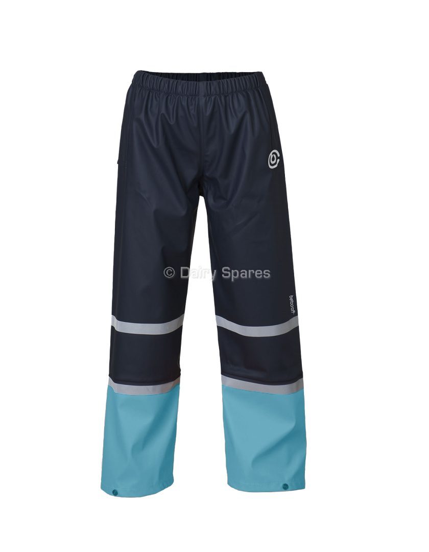 Betacraft Tuffbak Flex Children’s Over Trousers Navy/Light Blue Size 2 – BCF74S BCF74S