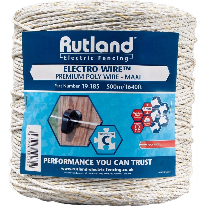 Rutland maxi electro-wire 500m 486185R