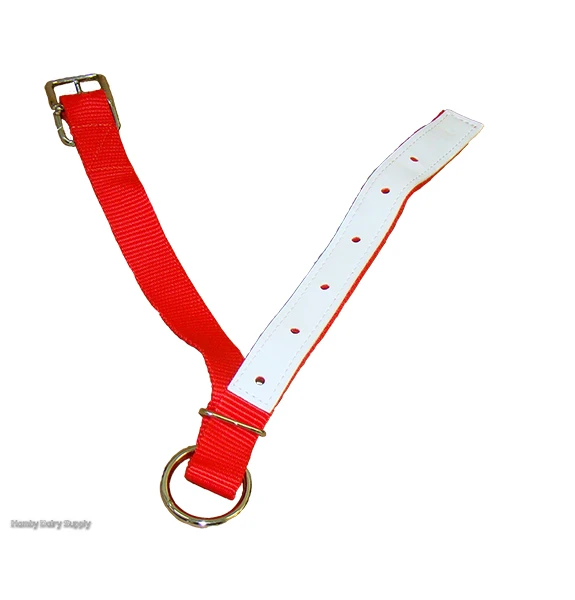 Red Nylon collar sheep/goat 23 inches