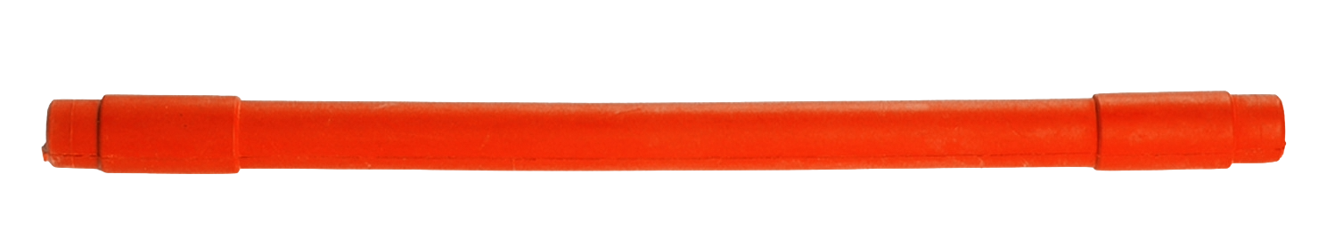 Kurze Gummi Pulsschläuche 230mm Spezial mit Verstärkung, orange 0243/A039