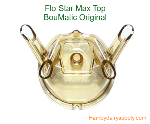 Top for BouMatic Flo-Star Max Cow Milking claw OEM 7750-0128-368