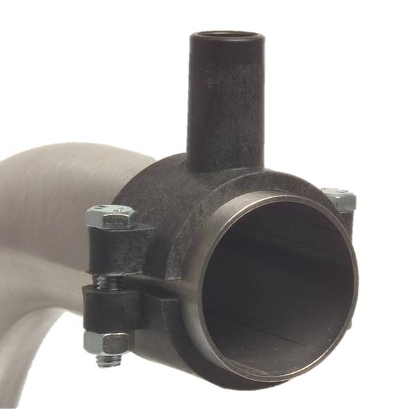Black Nylon Clamp Milk Valve