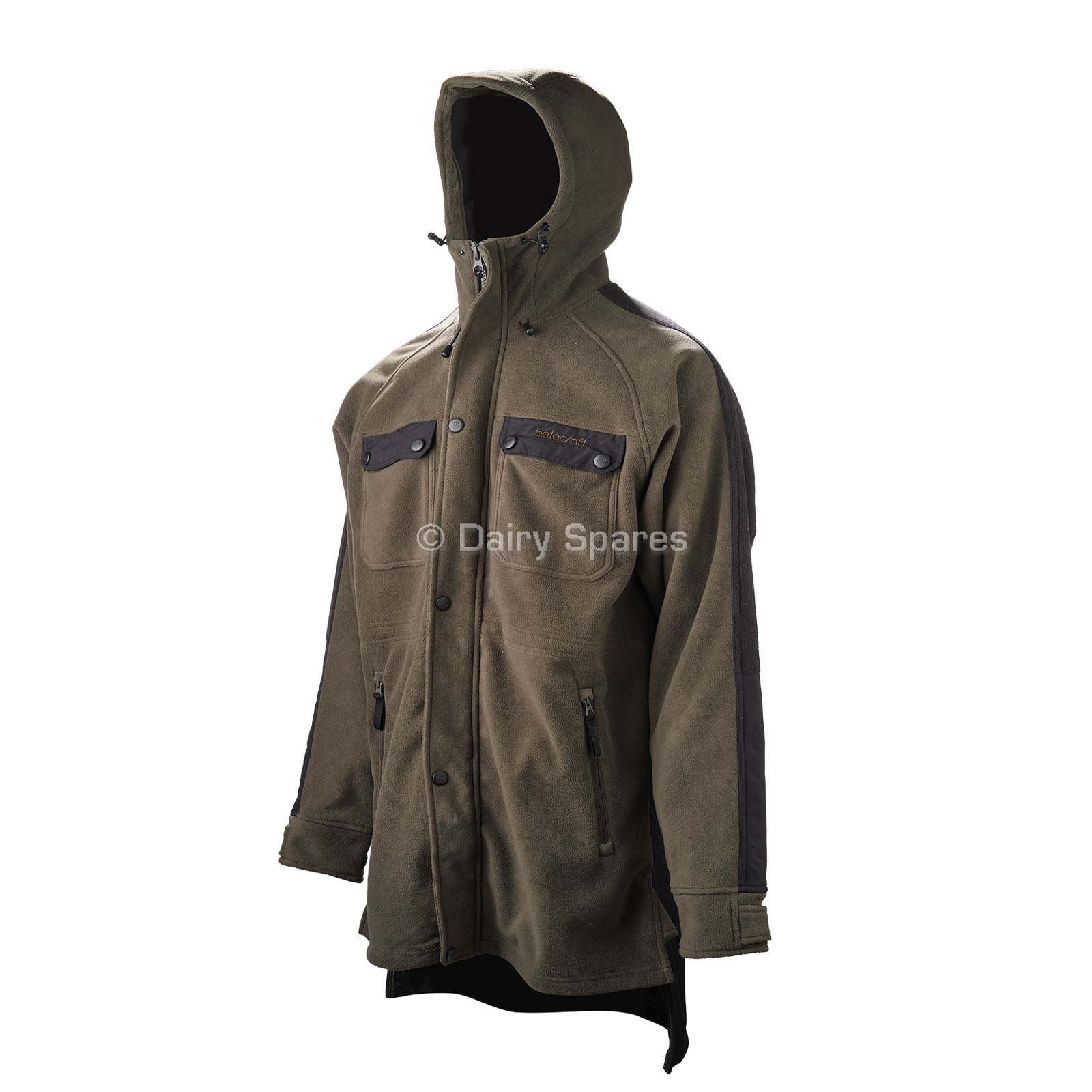Betacraft Men’s Zephyr Fleece Jacket Dark Khaki