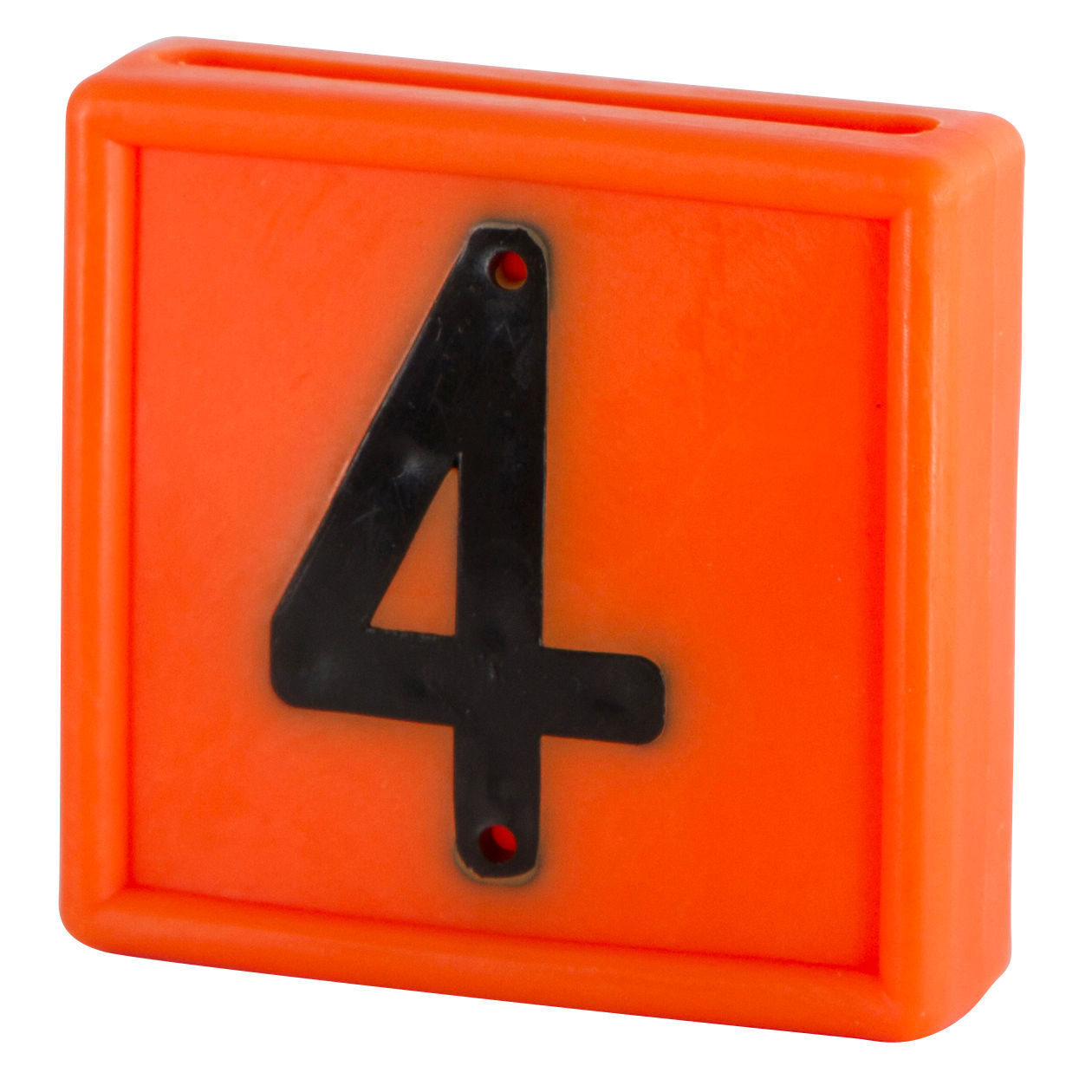 Nummernblock für Halsmarkierungsband, orange | 10er Pack