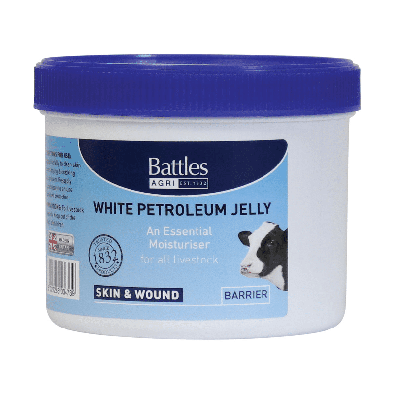Battles white petroleum jelly