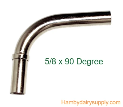 Sale! 90° Milk Valve NIPPLE 5/8 Fits Surge® 7750-0034-005