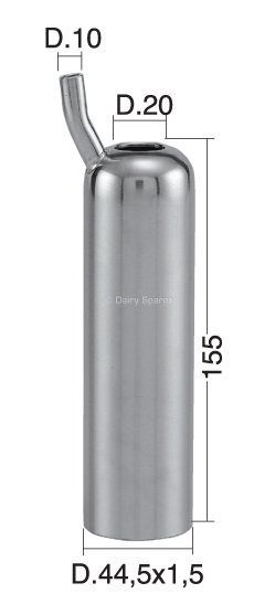Stainless Steel Teat Cup Shell Suitable for Manus – TE25 TE25