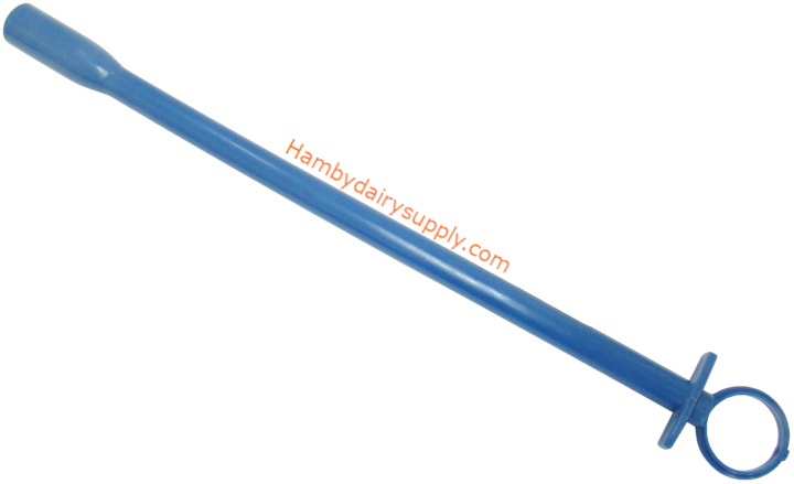 Small Blue Plastic Bolus Gun for calves, goats and sheep TA777