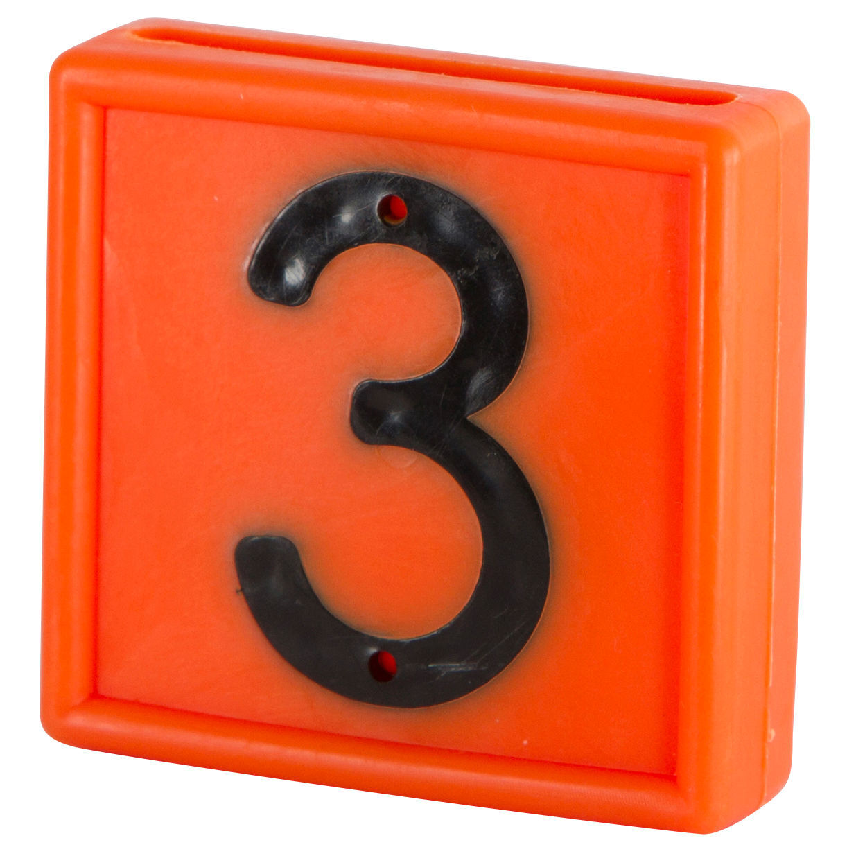 Nummernblock für Halsmarkierungsband, orange | 10er Pack